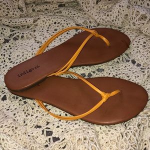 Pleather Flip Flops